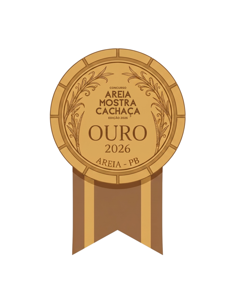 Gold — Areia Cachaça Competition 2026 Paraíba, Brazil